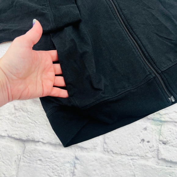 Tasc Lightweight Zip Up Jacket Womens Small Black Palmetto Bluff Logo - Picture 5 of 10